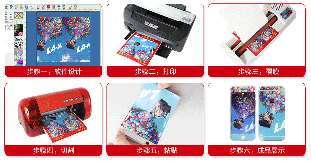 手機貼膜操作過程